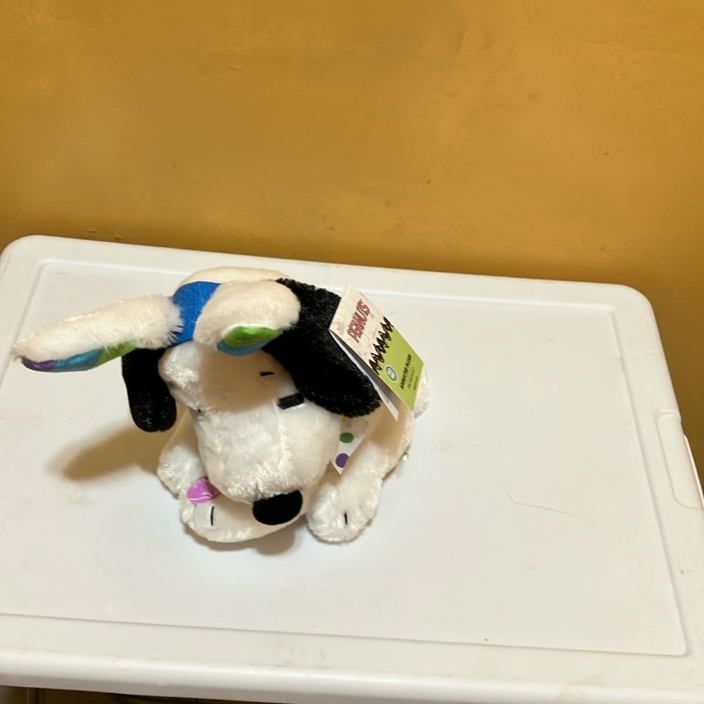 Peanuts Plush Snoopy with Multicolor Accents